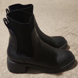 Steve Madden Black Ankle Booties